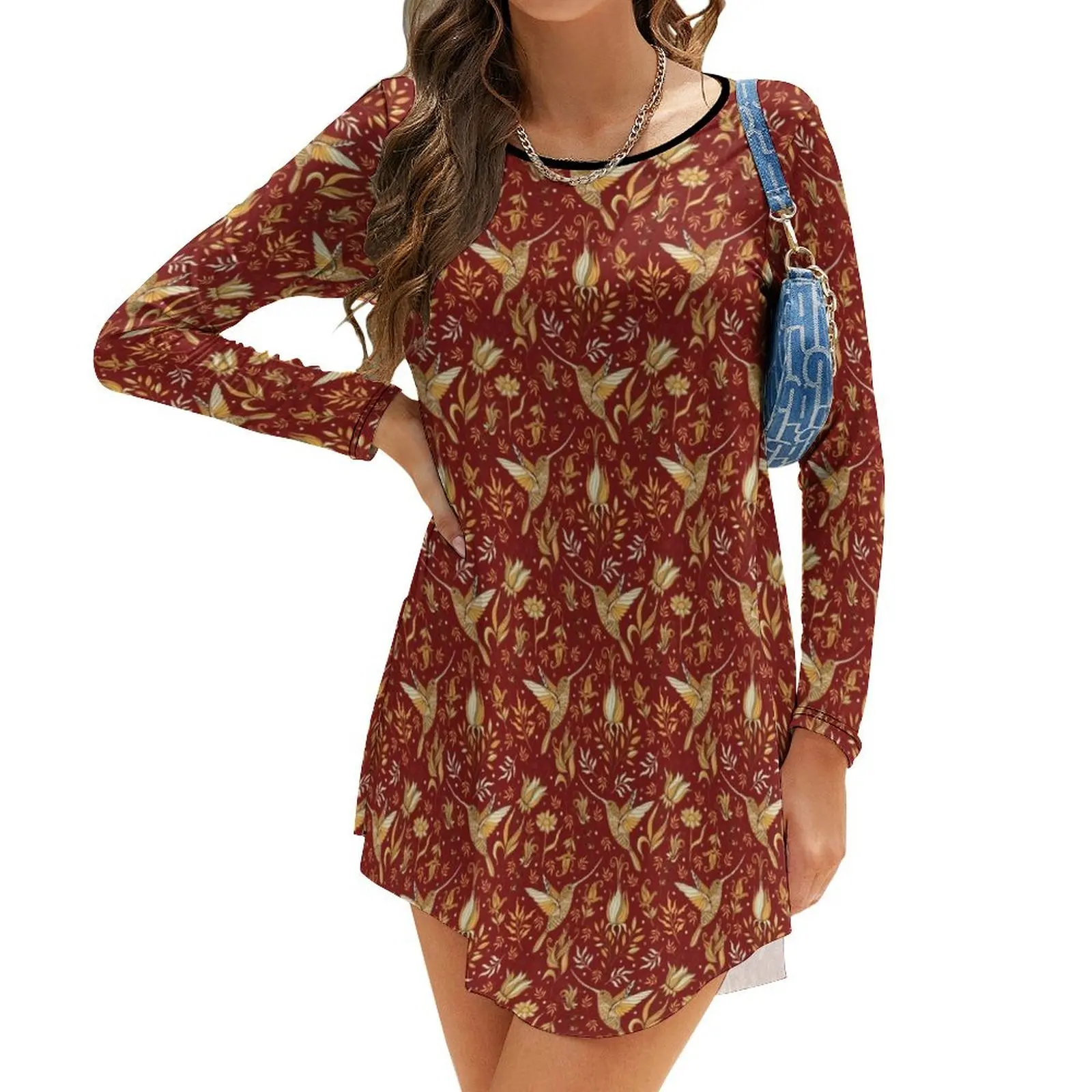 Hummingbirds Long-Sleeve Dress Women's summer long dress dress for women 2024 Female fairy
Hummingbirds Long-Sleeve Dress Women's summer long dress dress for women 2024 Female fairy