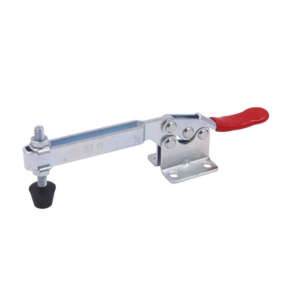 

Longer GH-201BL Quick Release Tool Quick Fixture Toggle Clamp 90Kg 198Lbs Holding Capacity Force Toggle Clamp Workshop Equipment