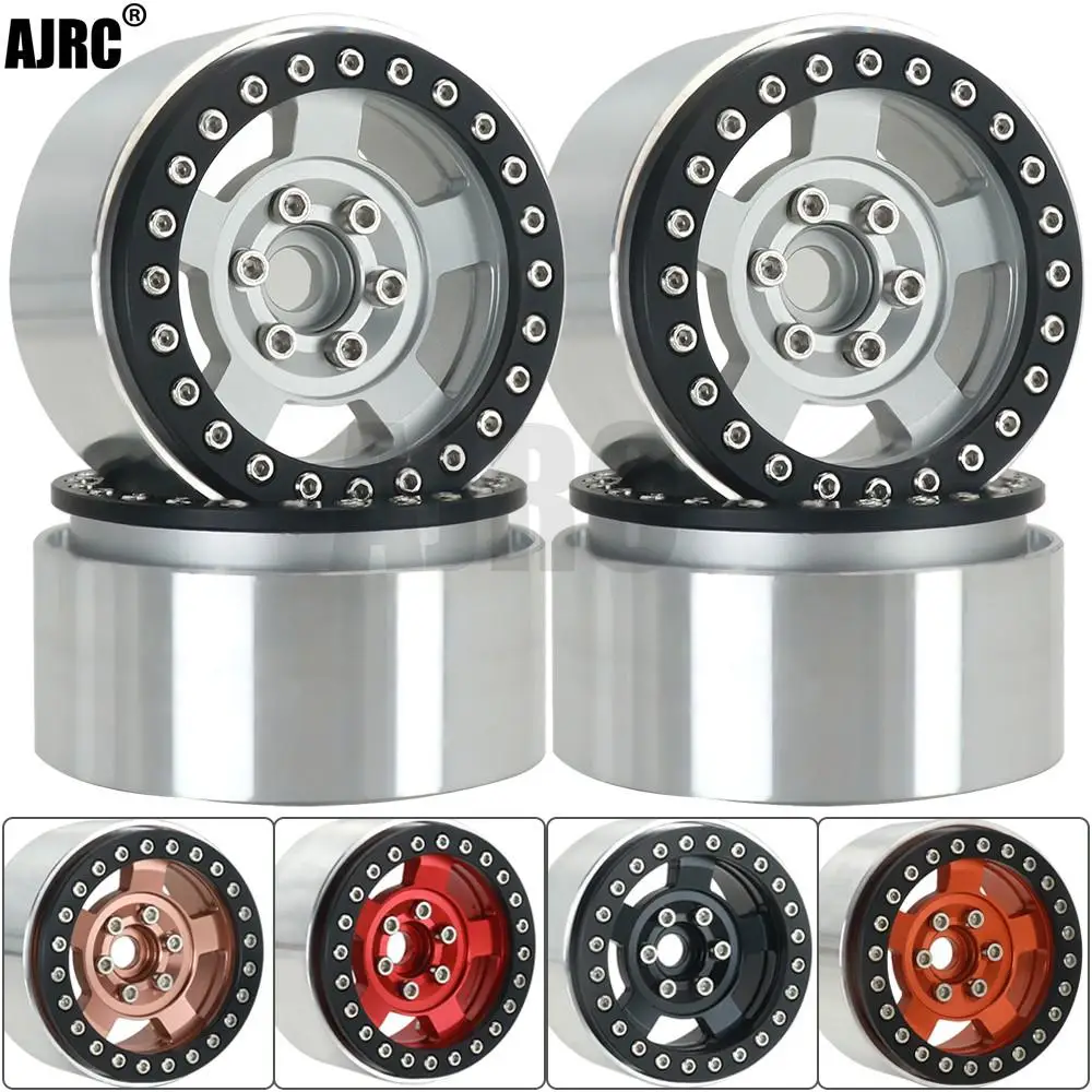 Ajrc 4Pcs 1.9 Metal Beadlock 5 stripes Wheel Hub Rim for 1/10 RC Crawler Axial SCX10 AXI03007 Yikong TRX4 TRX6 RedCat
Ajrc 4Pcs 1.9 Metal Beadlock 5 stripes Wheel Hub Rim for 1/10 RC Crawler Axial SCX10 AXI03007 Yikong TRX4 TRX6 RedCat