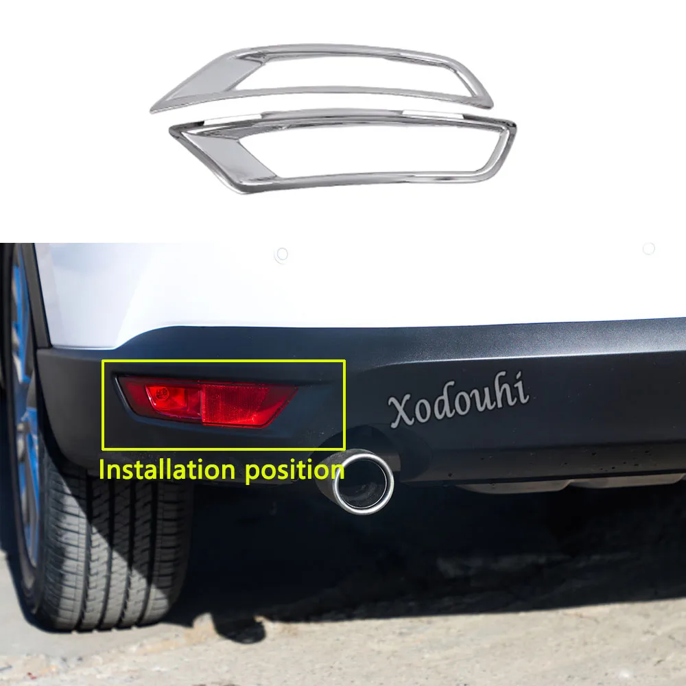 

For Mazda CX-8 CX8 2016 2017 2018 2019 2020 2021 Sticker Styling Eyebrow Body Cover Back Tail Rear Fog Light Lamp Frame Parts