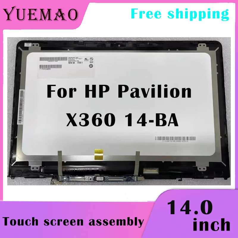 14,0-дюймовый сенсорный дисплей Новая замена для HP Pavilion X360 14-BA 14M-BA FHD ЖК-дисплей сенсорный экран дигитайзер в сборе
14,0-дюймовый сенсорный дисплей Новая замена для HP Pavilion X360 14-BA 14M-BA FHD ЖК-дисплей сенсорный экран дигитайзер в сборе