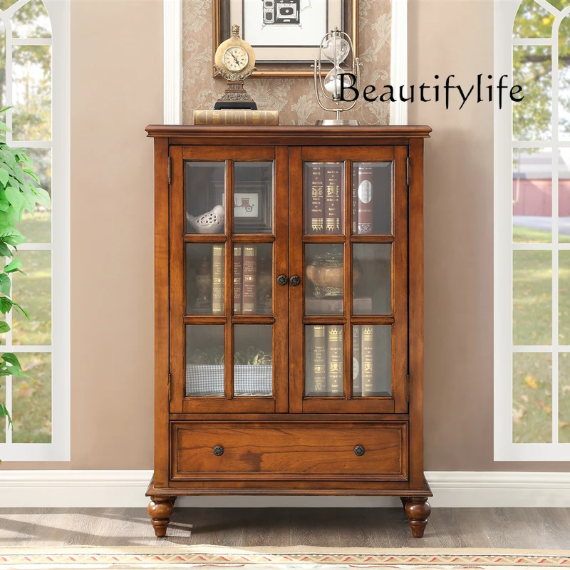 American Style Solid Wood Tea Cabinet Household Minimalist Chinese Style Wine Cabinet
American Style Solid Wood Tea Cabinet Household Minimalist Chinese Style Wine Cabinet