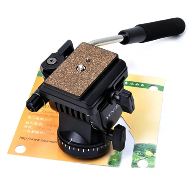 YUNTENG YT-950 Professional Universal Photography Hydraulic Pressure Fluid Tripod Head For DSLR DV Video Camera Shooting Filming
YUNTENG YT-950 Professional Universal Photography Hydraulic Pressure Fluid Tripod Head For DSLR DV Video Camera Shooting Filming