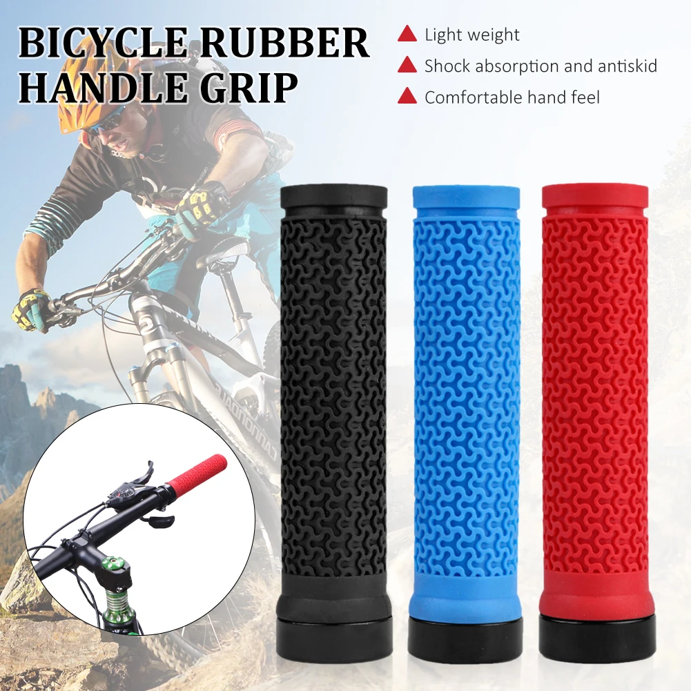 1pair Bicycle Handle Bar Grips MTB Bike Super Soft Single-sided Locking Handlebar Cover MTB Texture Non-slip Cycling Accessories
1pair Bicycle Handle Bar Grips MTB Bike Super Soft Single-sided Locking Handlebar Cover MTB Texture Non-slip Cycling Accessories