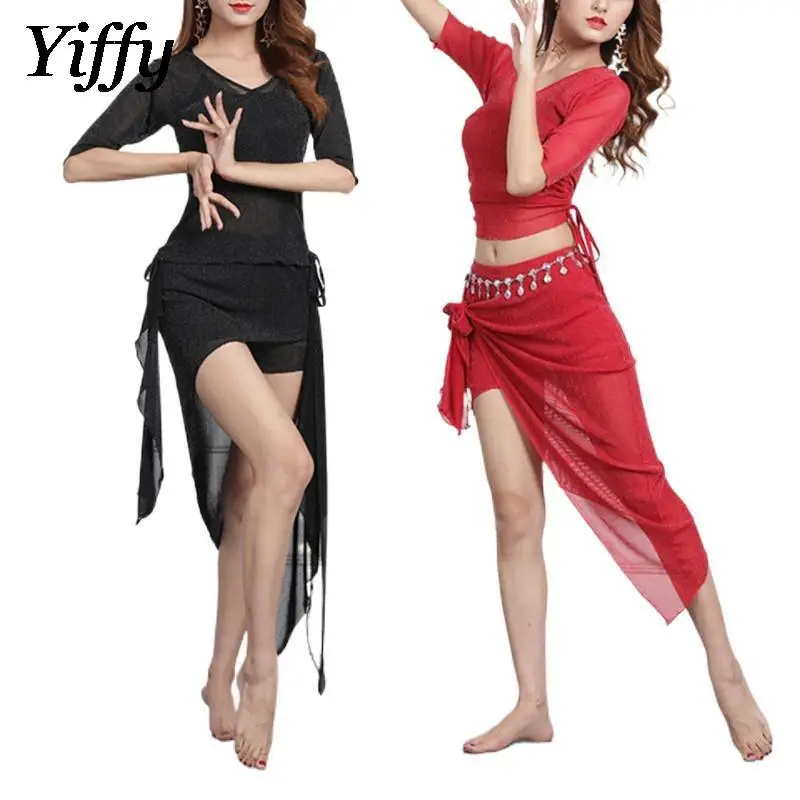 Women Sexy Top and Irregular Skirt Oriental Dance Beginner Practice Skirt Dance Performance Costume Belly Dance Training Suit
Women Sexy Top and Irregular Skirt Oriental Dance Beginner Practice Skirt Dance Performance Costume Belly Dance Training Suit