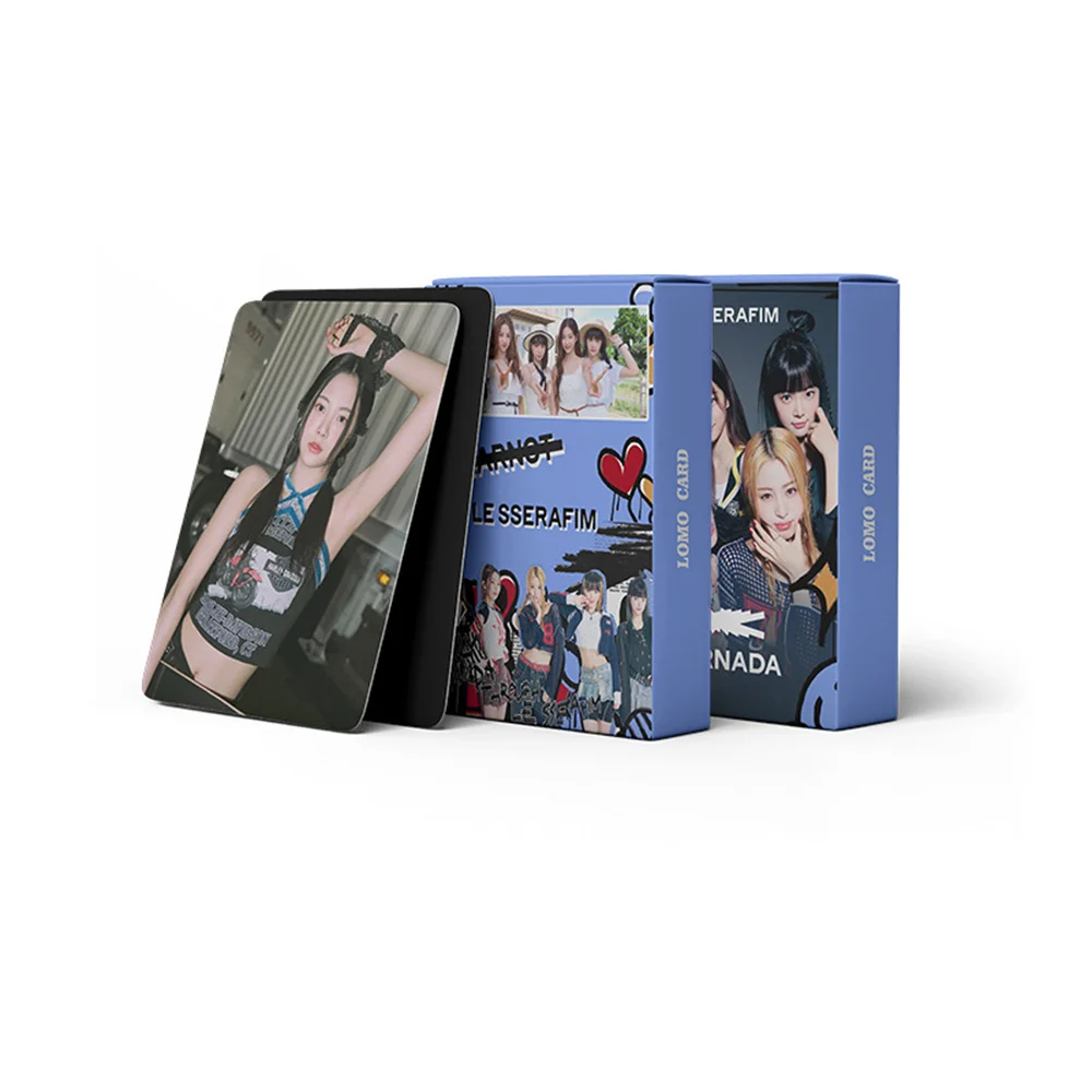 KPOP LE SSERAFIM Album Photocards FEARNOT Boxed 55pcs Non Repetitive LOMO Cards SAKURA CHAEWON KUZUHA YunJin Fans Gifts
KPOP LE SSERAFIM Album Photocards FEARNOT Boxed 55pcs Non Repetitive LOMO Cards SAKURA CHAEWON KUZUHA YunJin Fans Gifts