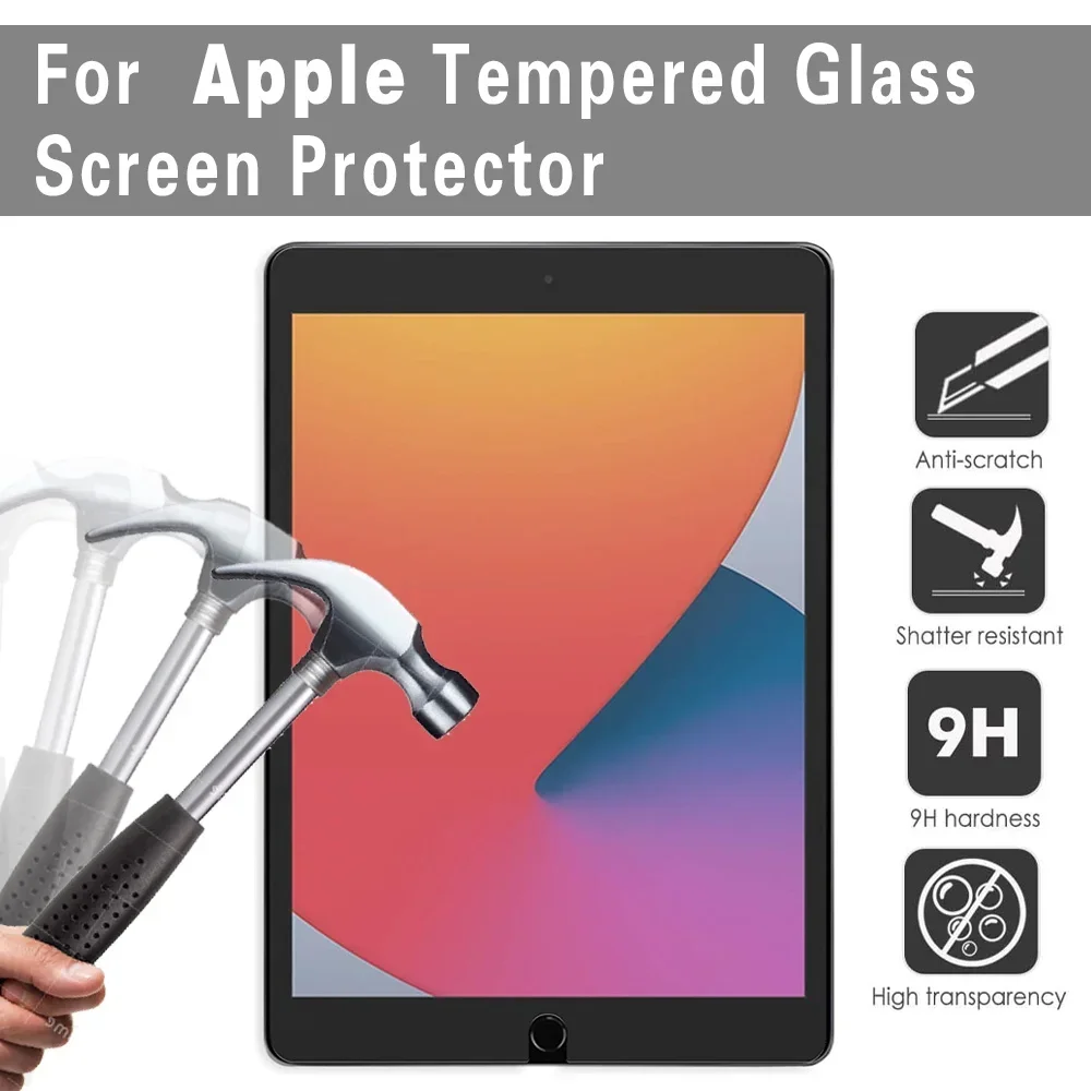 

Tablet Screen Protector High Quality for IPad Air 5 4 1 2 3/Pro 9.7" 10.5" 11"/Mini 1 2 3 4 5/IPad 5 6 7 8 9th/IPad 2 3 4