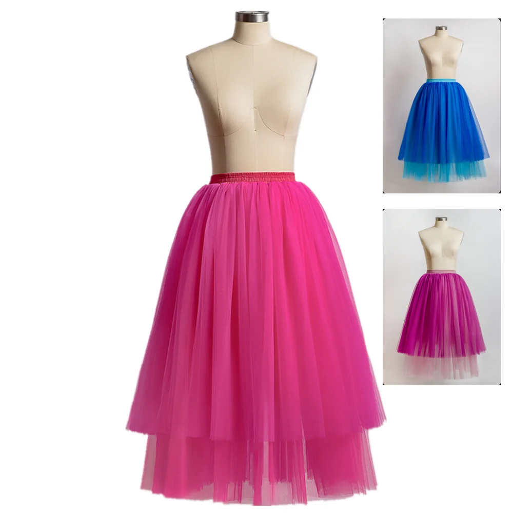 MisShow Gradient Tiered Tutu Skirt Fluffy Short Ballet Princess Skirts for Dance Party Costume Soft Tulle Underskirt Petticoat
MisShow Gradient Tiered Tutu Skirt Fluffy Short Ballet Princess Skirts for Dance Party Costume Soft Tulle Underskirt Petticoat