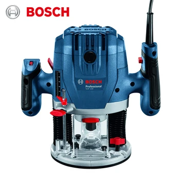 Bosch GOF130 목공 조각 기계, 가정용 다기능 속도 트리밍 기계, 슬로팅 목재 밀링 플런지 라우터 상품 이미지