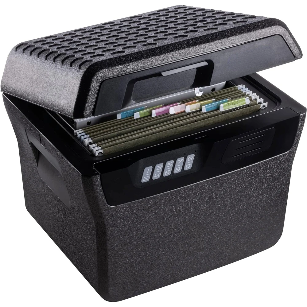 SentrySafe Water, Fire Resistant File Safe with Digital Lock, 0.66 Cubic Feet, FHW40300, Large, Charcoal Grey
SentrySafe Water, Fire Resistant File Safe with Digital Lock, 0.66 Cubic Feet, FHW40300, Large, Charcoal Grey