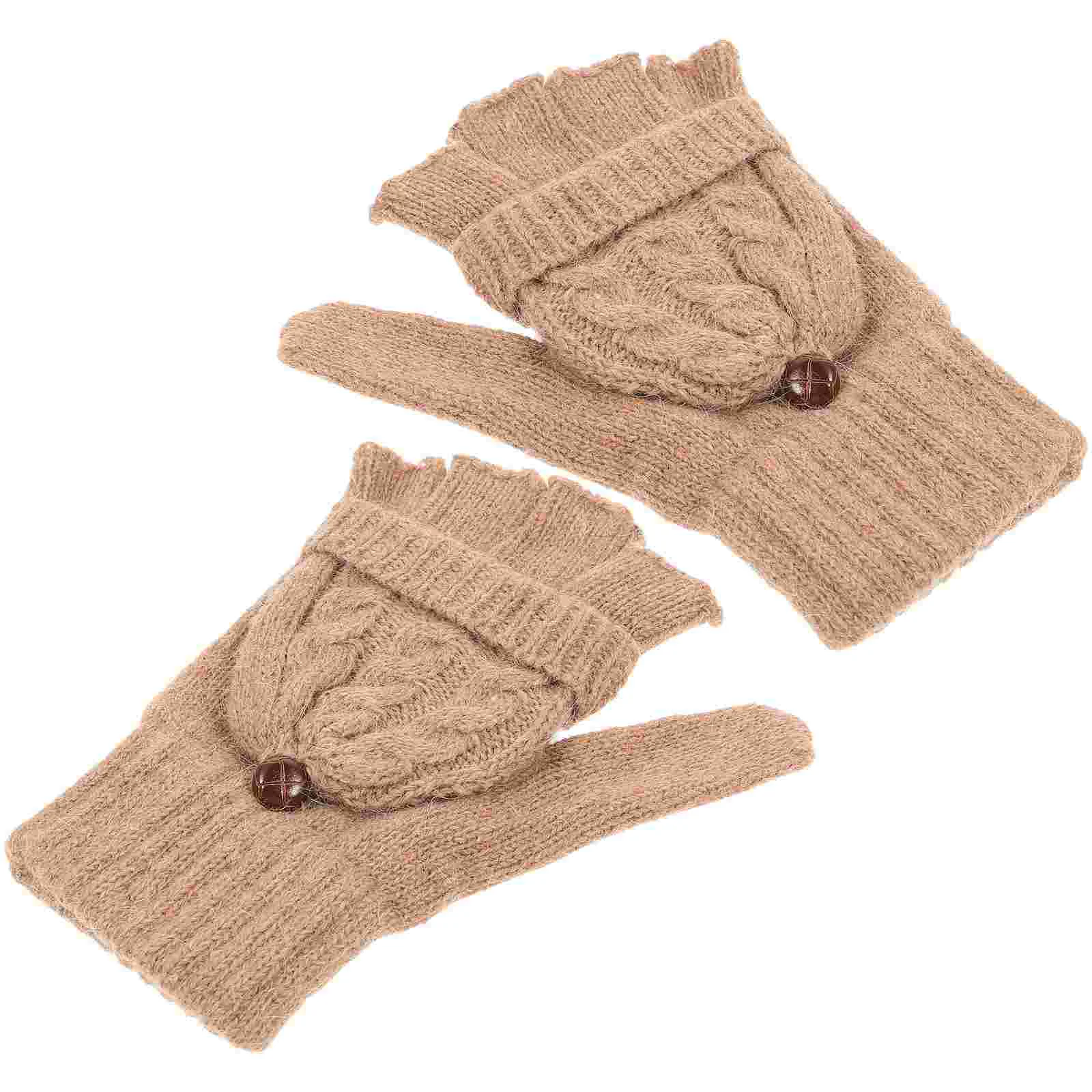 Brown Knitted Winter Warm Convertible Winter Warm Convertible Warm Thermal Fingerless for Hiking Driving
Brown Knitted Winter Warm Convertible Winter Warm Convertible Warm Thermal Fingerless for Hiking Driving