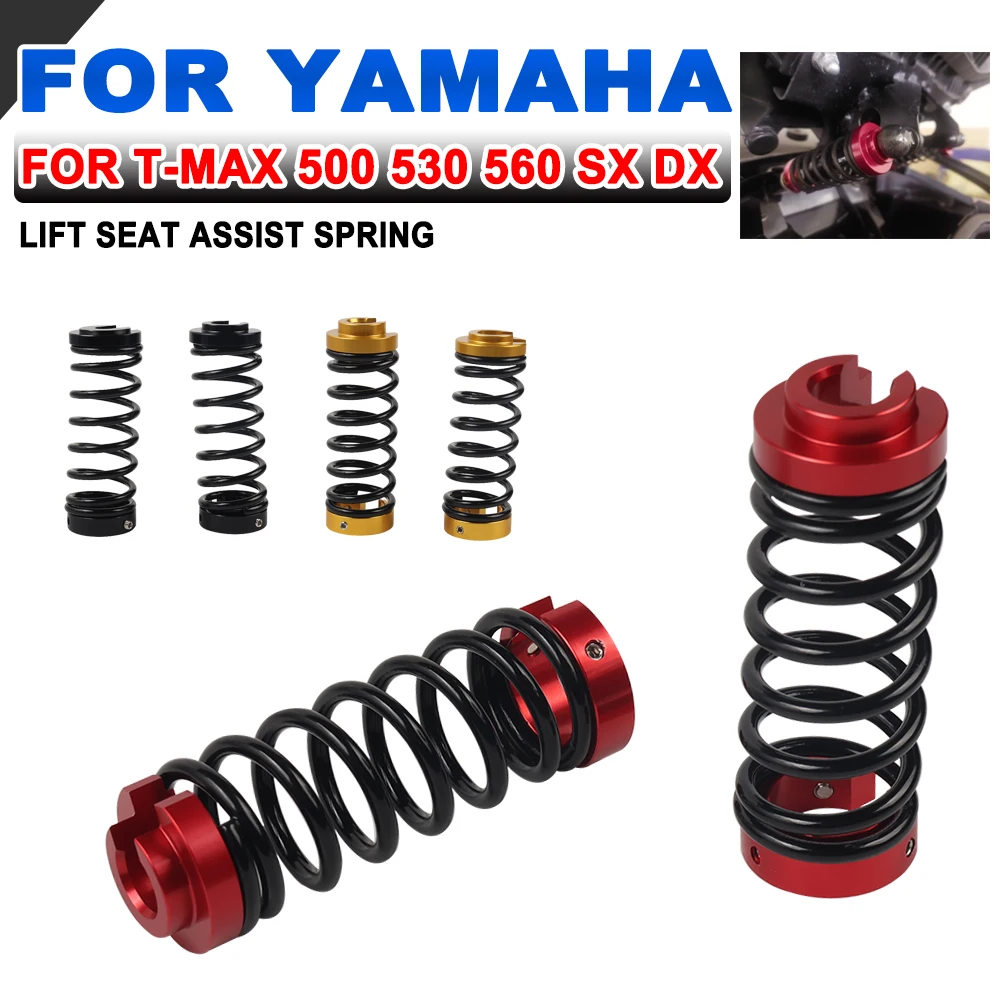 

Motorcycle Lift Seat Spring Auxiliary Spring For Yamaha TMAX530 TMAX560 T-MAX SX DX Tmax 500 530 Supports Shock Absorbers Parts