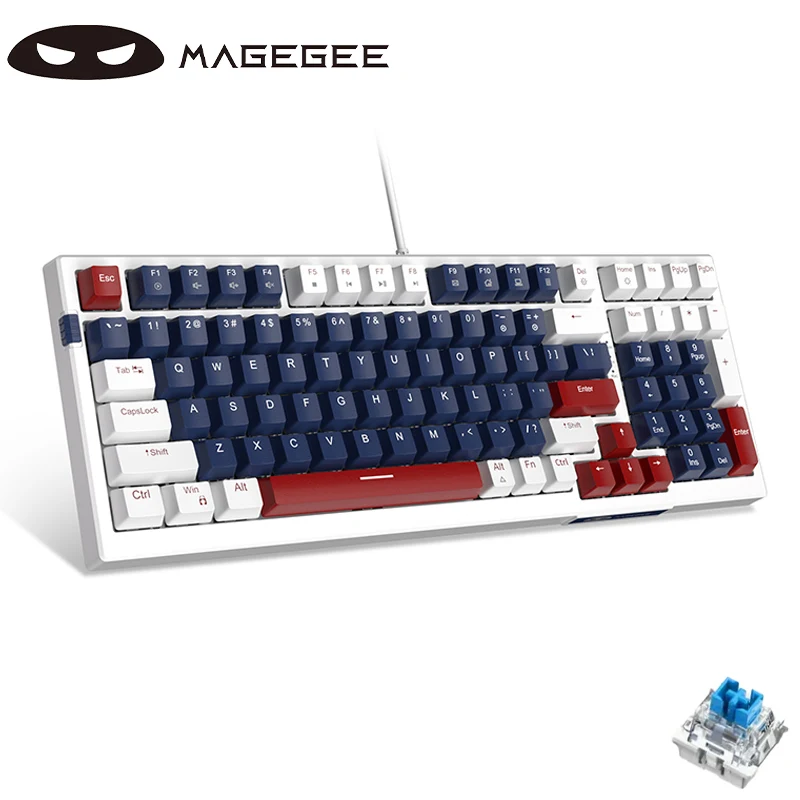 MageGee SKY98 Hot swappable Mechanical keyboard esports Keyboard Business Office Keyboard Comfortable feel laptop keyboard
MageGee SKY98 Hot swappable Mechanical keyboard esports Keyboard Business Office Keyboard Comfortable feel laptop keyboard