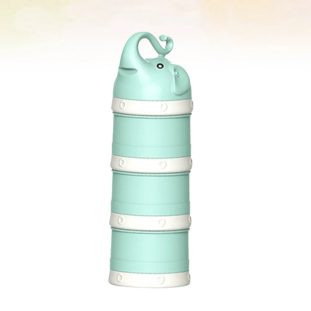Dispenser,/ Green Cartoon Elephant Powder Dispenser 3 Layers Portable Large Capacity Powder Container and Snack Storage ( Green
Dispenser,/ Green Cartoon Elephant Powder Dispenser 3 Layers Portable Large Capacity Powder Container and Snack Storage ( Green