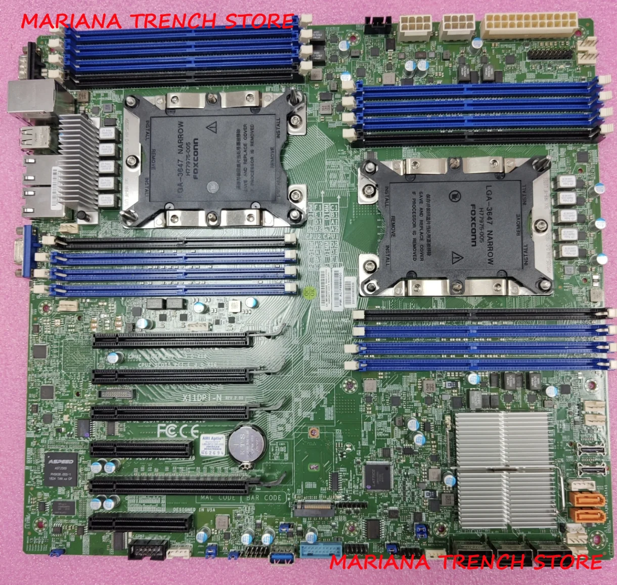 

X11DPi-N for Supermicro Motherboard Xeon Scalable Processors LGA-3647 DDR4 2 PCI-E 3.0 NVMe x4 Internal Ports