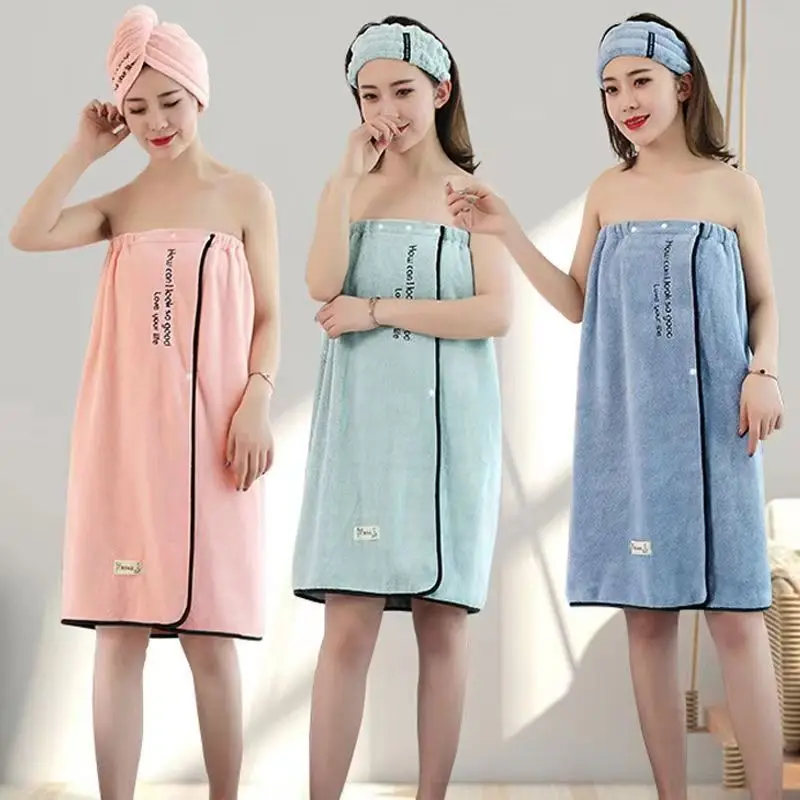 

4 Piece Set Bath Robe Sleeveless For Women Dressing Gown Warm Bathrobe Solid Women Bathrobe Ladies Robes Absorbs Dries Quickly