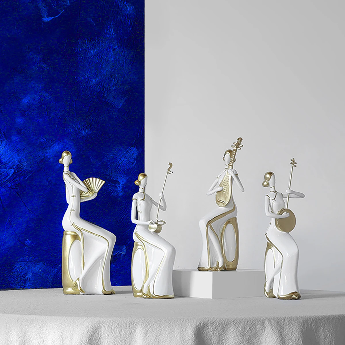 Neo Chinese Style Lady Figurine Creative China's Traditional Instruments Player Ornament Oriental Type Home Decoration
Neo Chinese Style Lady Figurine Creative China's Traditional Instruments Player Ornament Oriental Type Home Decoration