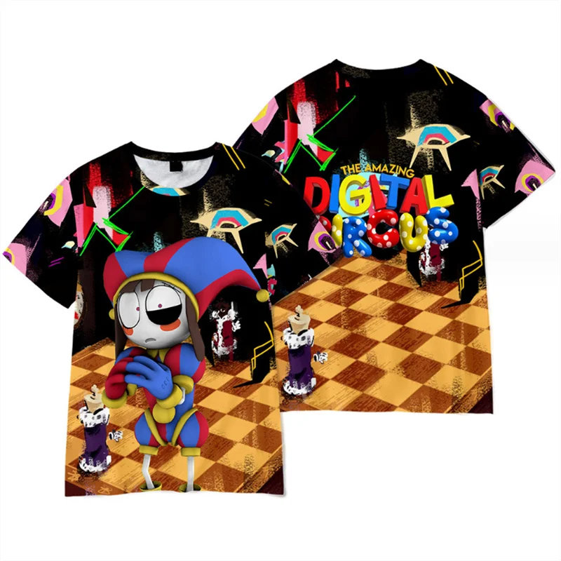 THE AMAZING DIGITAL CIRCUS Graphic T Shirt Funny Pomni Caine Magical World Animes Tees Cartoon Manga Women Men Short Sleeve Tops
THE AMAZING DIGITAL CIRCUS Graphic T Shirt Funny Pomni Caine Magical World Animes Tees Cartoon Manga Women Men Short Sleeve Tops