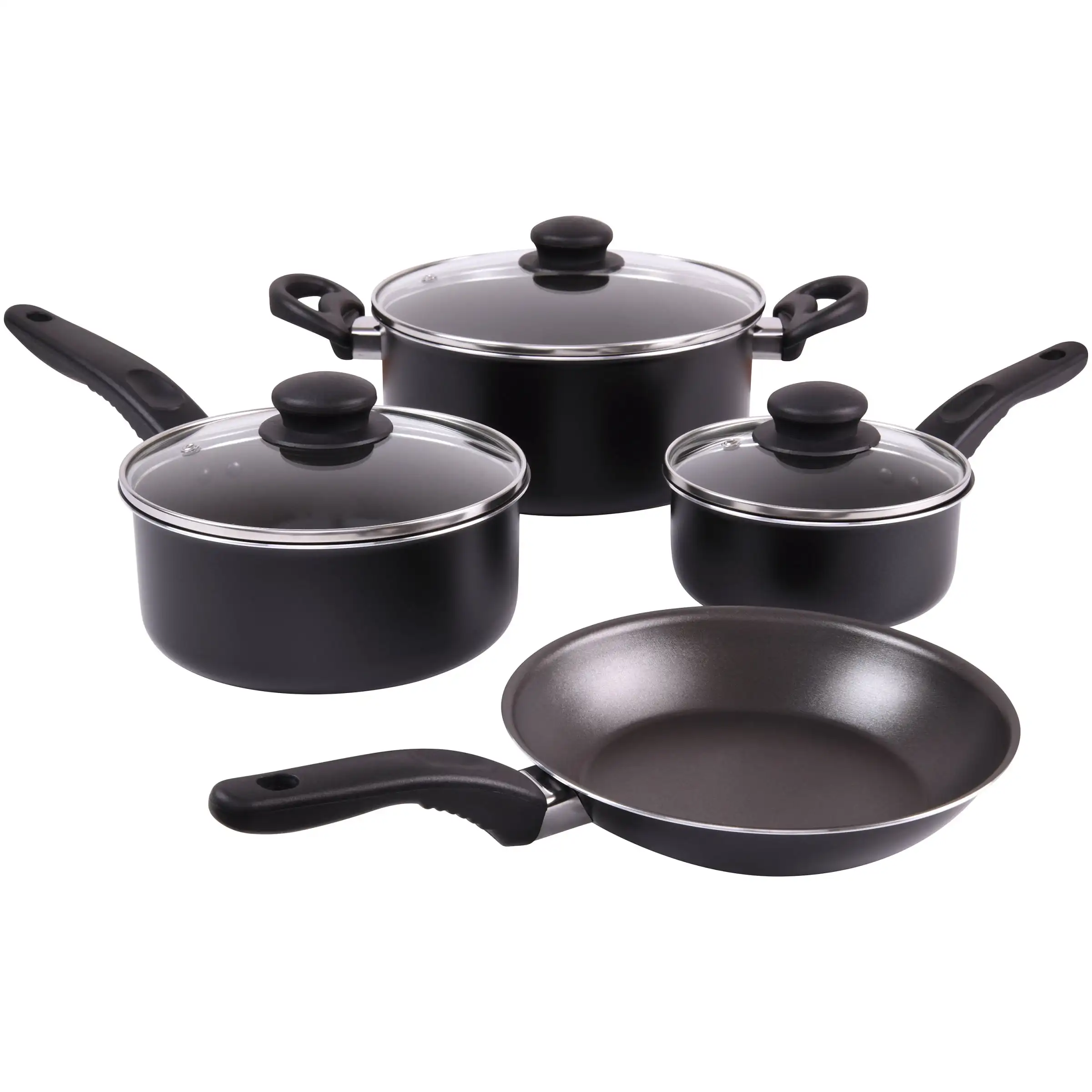 7-Piece Aluminium Non-Stick Dishwasher Safe Cookware SetLightweight and Space Saving
7-Piece Aluminium Non-Stick Dishwasher Safe Cookware SetLightweight and Space Saving