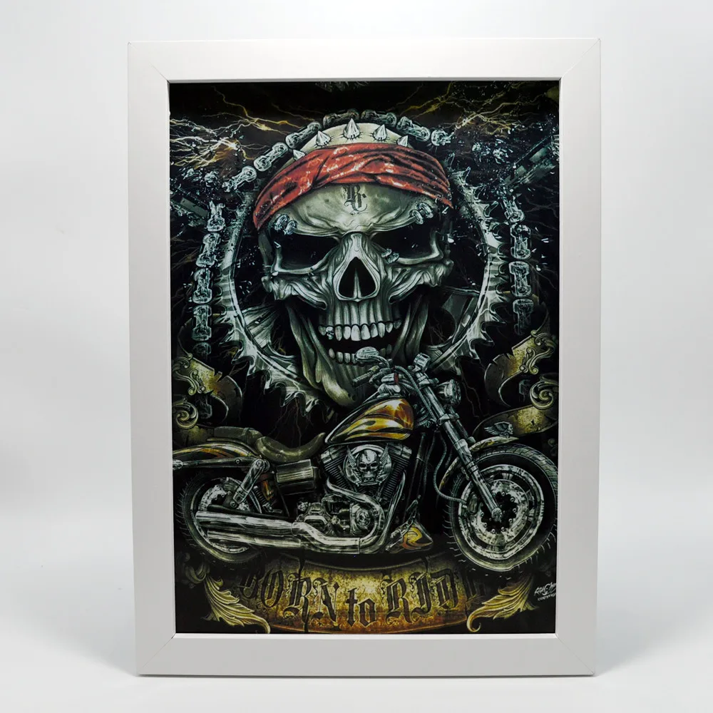 Skull Motorcycle Stunning Tattoo Art Poster for Wall Decor - Vintage Death Art Wall Painting Laser Vinyl Inkjet Printing Sticker
Skull Motorcycle Stunning Tattoo Art Poster for Wall Decor - Vintage Death Art Wall Painting Laser Vinyl Inkjet Printing Sticker