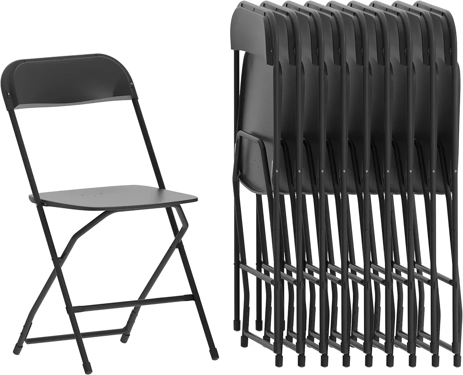Hercules Series Plastic Folding Chair - Black - 10 Pack 650LB Weight Capacity Comfortable Event Chair-Lightweight Folding Chair
Hercules Series Plastic Folding Chair - Black - 10 Pack 650LB Weight Capacity Comfortable Event Chair-Lightweight Folding Chair