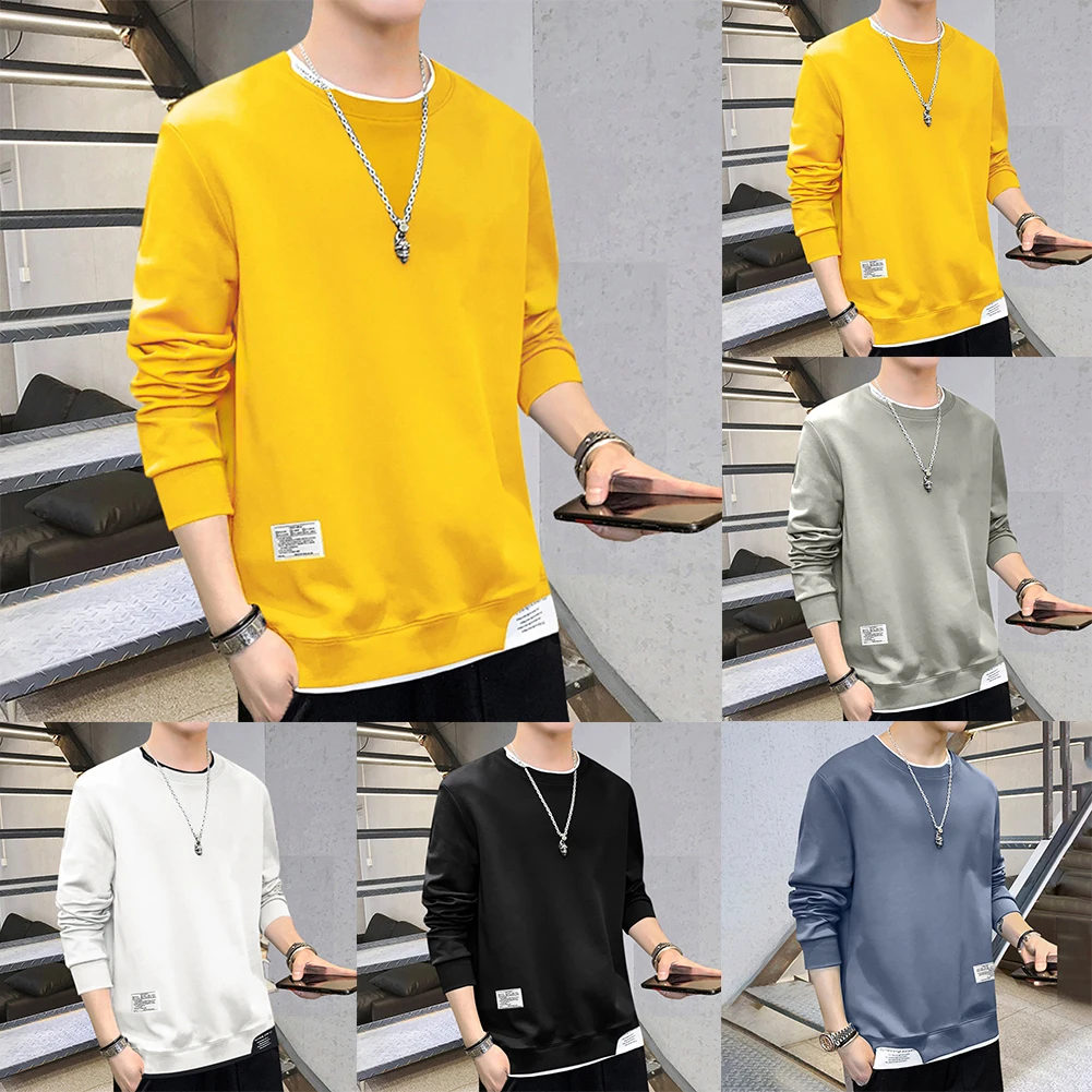 Mens Casual Long Sleeve T Shirt Sports Crew Neck Tee Shirts Blouse Pullover Tops Autumn Winter Cotton Plus Size Tops Shirts
Mens Casual Long Sleeve T Shirt Sports Crew Neck Tee Shirts Blouse Pullover Tops Autumn Winter Cotton Plus Size Tops Shirts