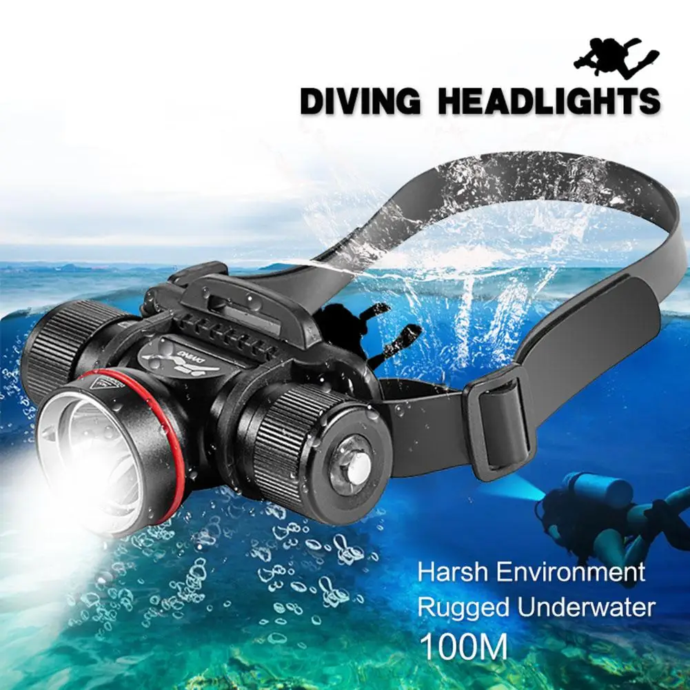 L2 Sst40 Dh06 Underwater Diving Headlight With Head Band Multifunctional High Power Led Head Flashlight Torch for Fishing Diving
L2 Sst40 Dh06 Underwater Diving Headlight With Head Band Multifunctional High Power Led Head Flashlight Torch for Fishing Diving