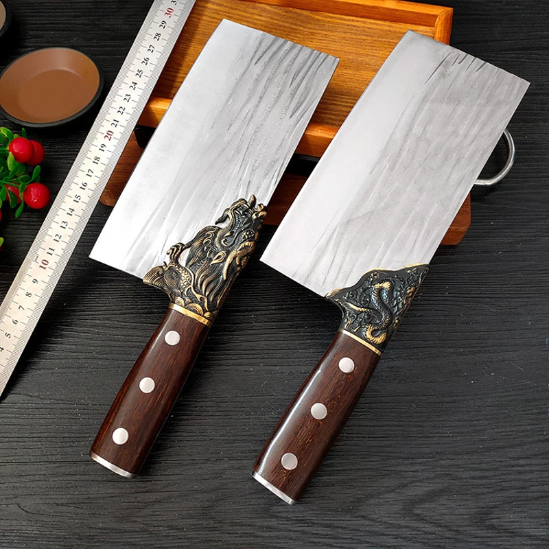 

Forged Kitchen Chef Knife Meat Fish Slicing Vegetable Cutter Stainless Steel Cleaver Knife Butcher Knife Chopping Kitchen Knives