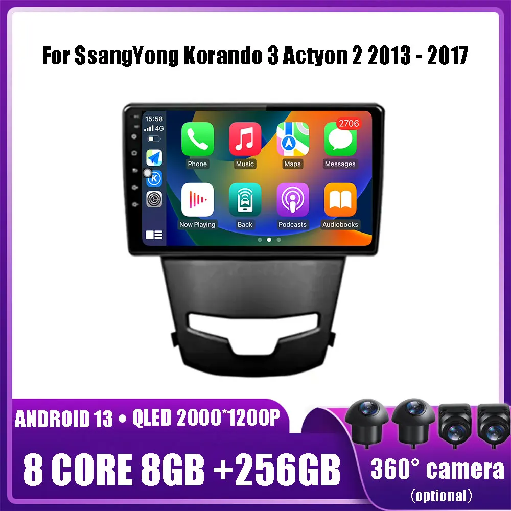 Android 12 For SsangYong Korando 3 Actyon 2 2013 - 2017 Car Radio Multimedia QLED System Navigation GPS Auto Stereo 2 Din
Android 12 For SsangYong Korando 3 Actyon 2 2013 - 2017 Car Radio Multimedia QLED System Navigation GPS Auto Stereo 2 Din