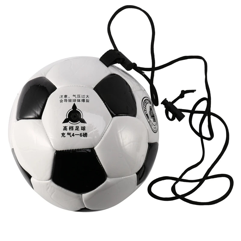 

Футбольный тренировочный мяч, регулируемый эластичный тренировочный мяч с веревкой, размер 4, футбольный мяч для обучение, игры Sports