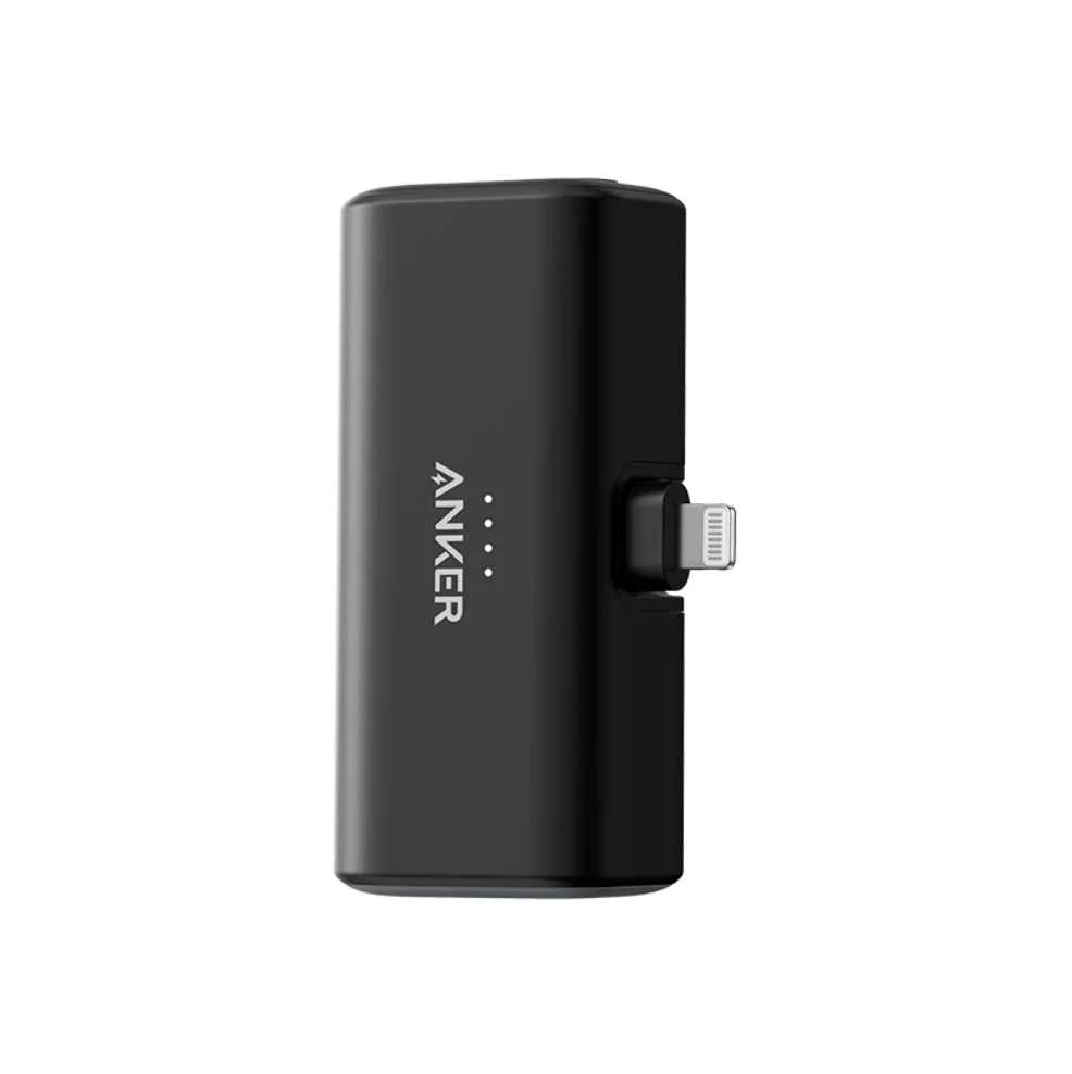 

Anker Portable Charger with Built-in Lightning Connector Portable Charger Power Bank 5000mAh MFi Certified 12W