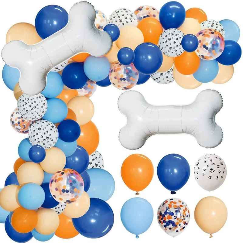 Blue Orange Latex Dog Bone Balloon Garland Arch Kit Themed for Birthday Party Decorations Kids Boy Baby Shower
Blue Orange Latex Dog Bone Balloon Garland Arch Kit Themed for Birthday Party Decorations Kids Boy Baby Shower