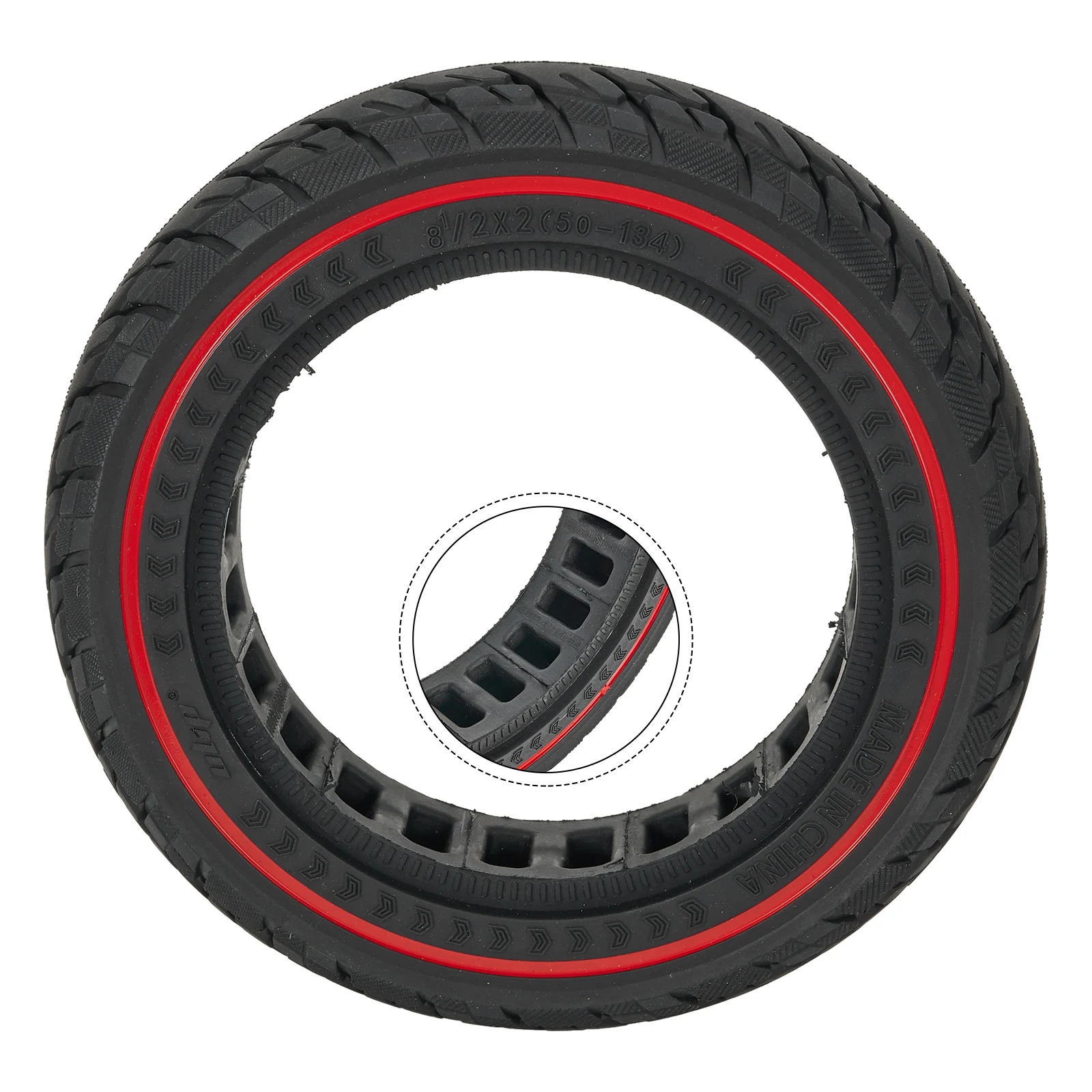 

Tire Solid Tyre Professional Replacement Rubber Solid Tyre Useful 8 1/2*2(50-134) 9&9+/ZERO 9 Electric Scooters For VSETT