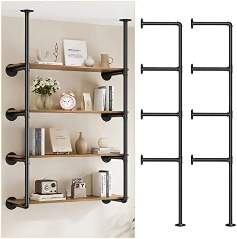 Iron Pipe Shelf Mount, Farmhouse DIY Open Bookshelf, Pipe Shelves for Kitchen Bathroom, bookcases Living Room Storage, 2Pack of
Iron Pipe Shelf Mount, Farmhouse DIY Open Bookshelf, Pipe Shelves for Kitchen Bathroom, bookcases Living Room Storage, 2Pack of