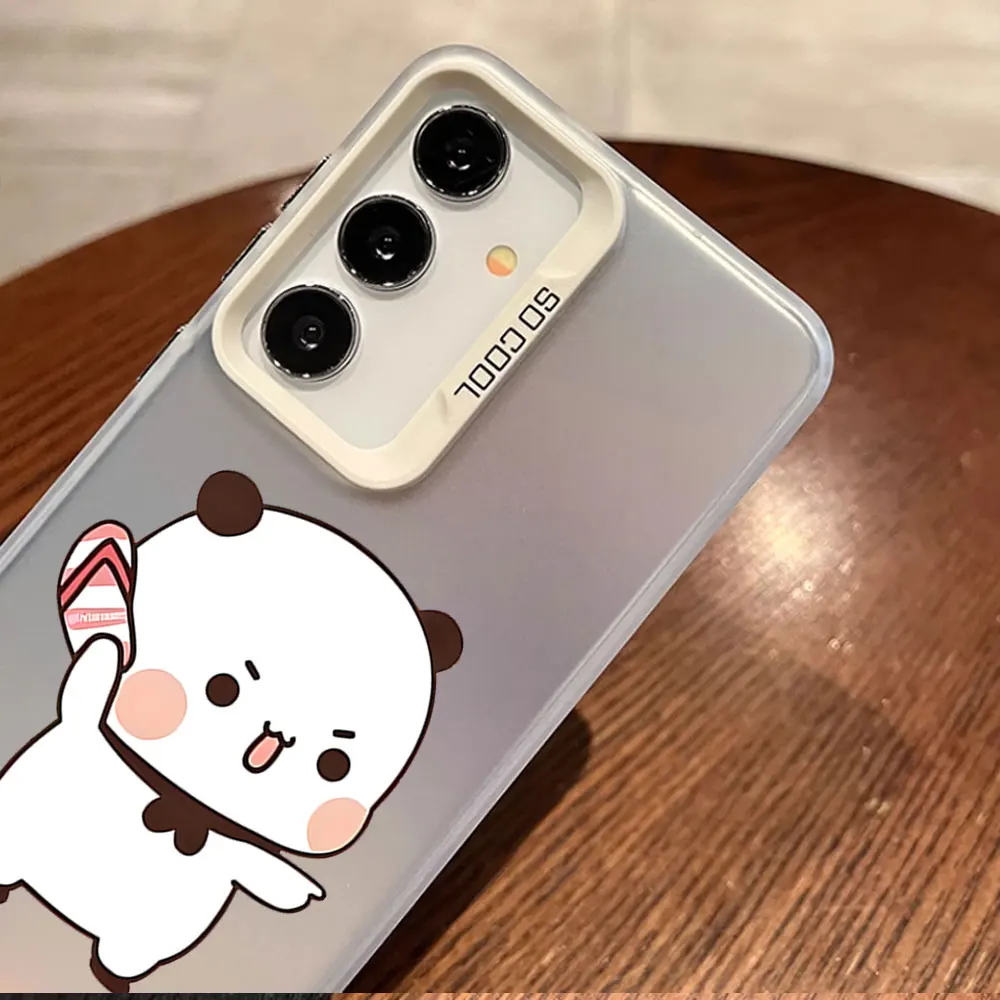Funny Bubududu Panda Couples Phone Case for Samsung Galaxy A55 A54 A53 A52 A51 A70 A32 A13 5G Shockproof Back Cover Paired Funda Funny Bubududu Panda Couples Phone Case for Samsung Galaxy A55 A54 A53 A52 A51 A70 A32 A13 5G Shockproof Back Cover Paired Funda