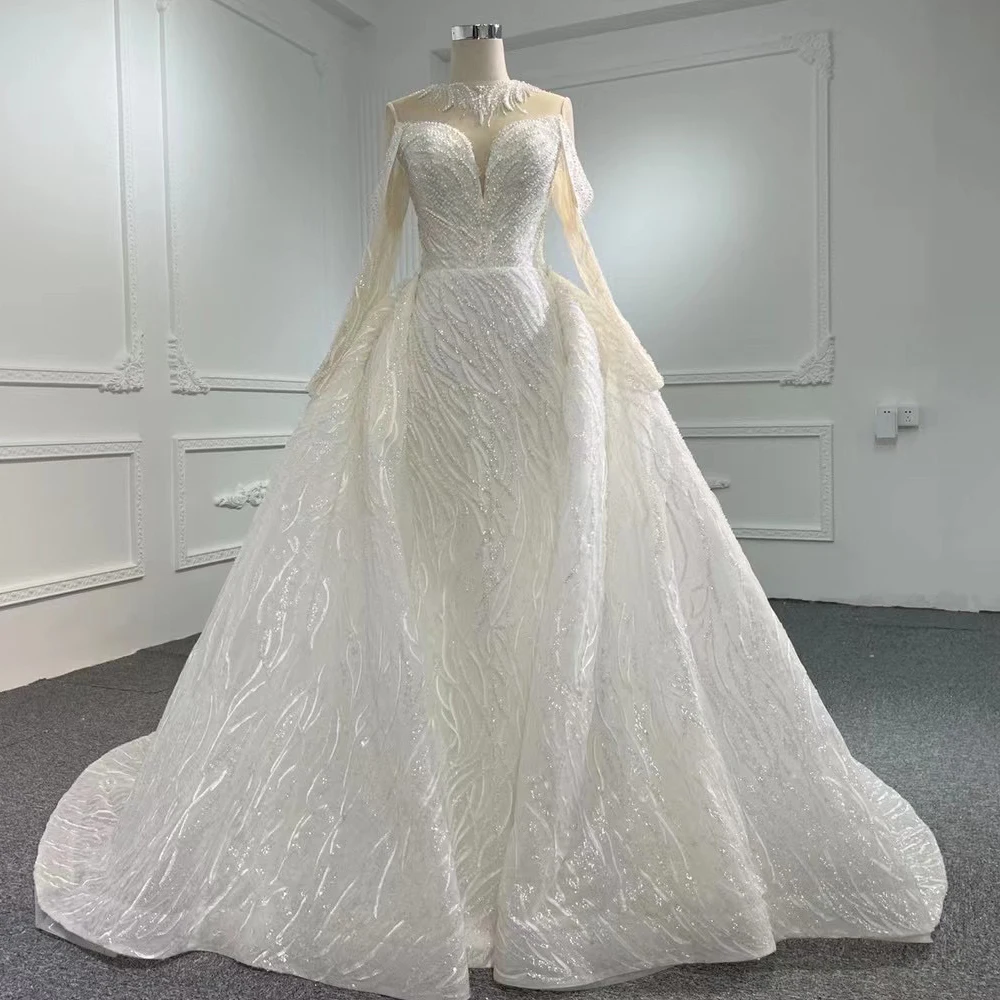 SoAyle High End Customization Elegant High Collar Lace Long Sleeve Temperament Pompous Skirt Prom Wedding Dress YP2993
SoAyle High End Customization Elegant High Collar Lace Long Sleeve Temperament Pompous Skirt Prom Wedding Dress YP2993