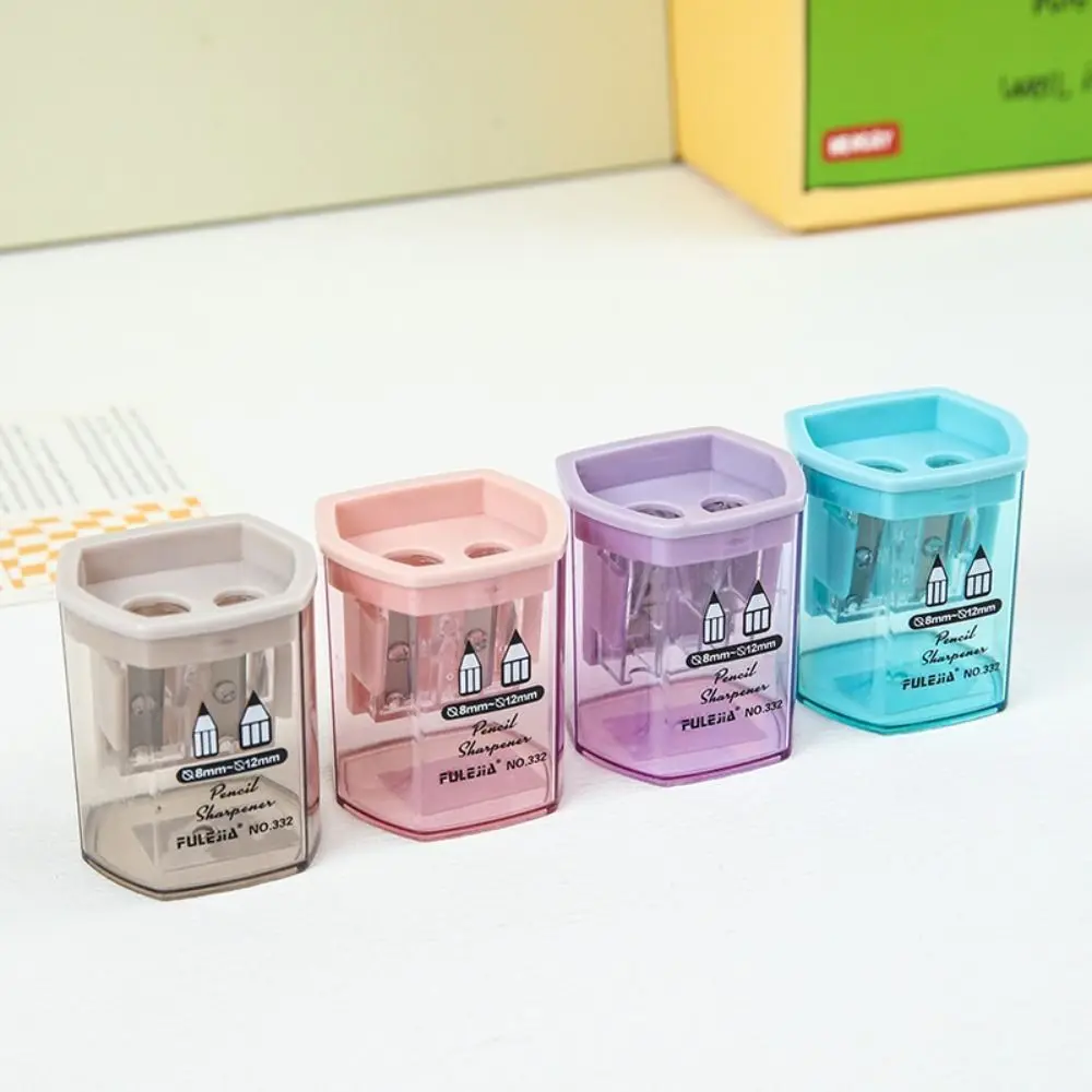 Double Hole Double Hole Pencil Sharpener Cutting Machine Transparent Small Pencil Sharpener Sacapuntas Geometry
Double Hole Double Hole Pencil Sharpener Cutting Machine Transparent Small Pencil Sharpener Sacapuntas Geometry