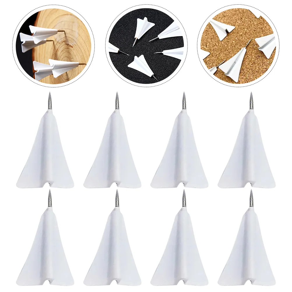 

12 Pcs Aircraft Pushpin Compact Thumb Tacks Nail Accessories Delicate Pushpins Replaceable Cork Board