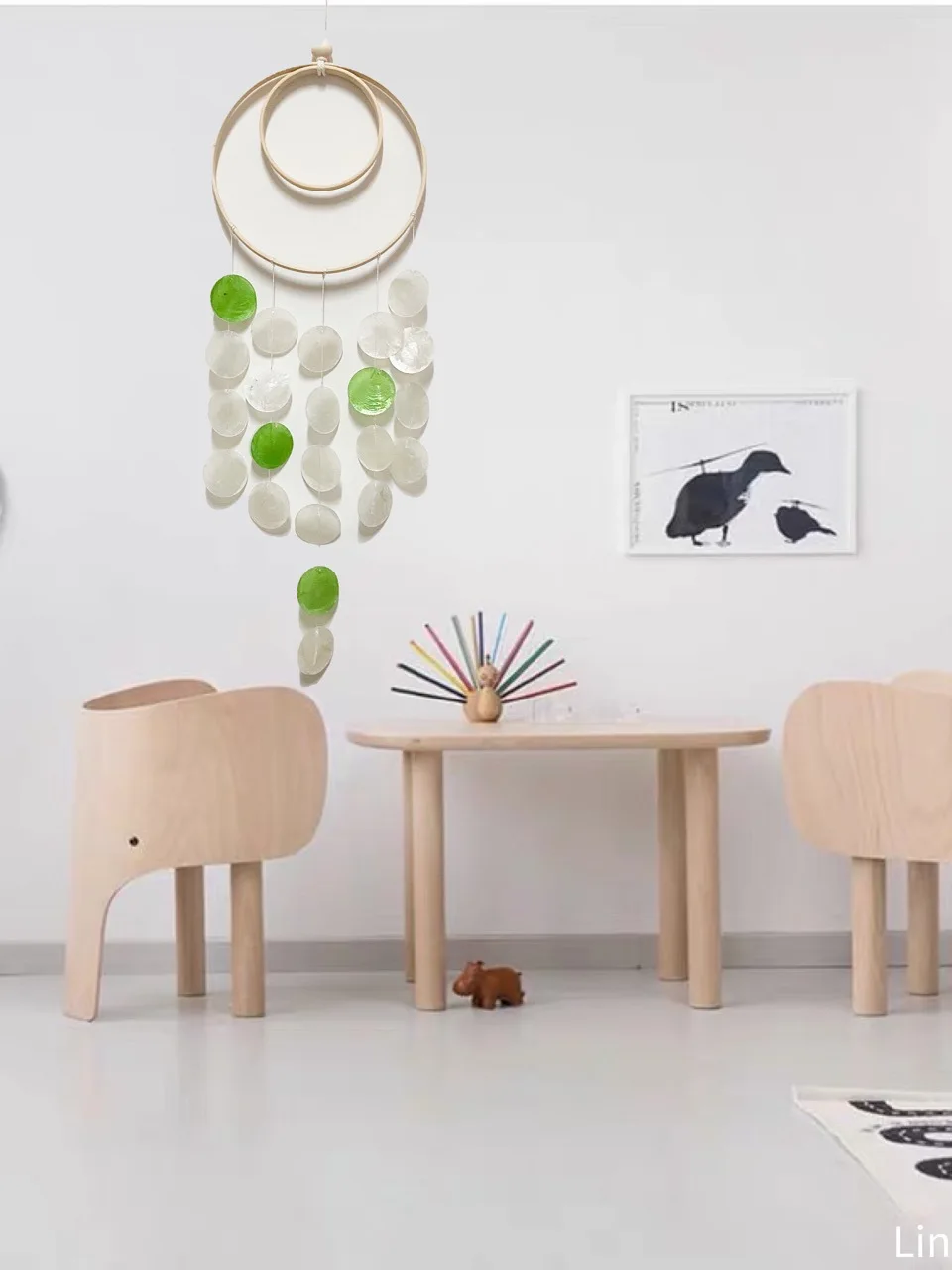 INS Style Natural Shell Pendant Wooden Beads Ring Wind Chimes Simple Wall Ornaments Photography Props Kids Girl Room Decoration
INS Style Natural Shell Pendant Wooden Beads Ring Wind Chimes Simple Wall Ornaments Photography Props Kids Girl Room Decoration