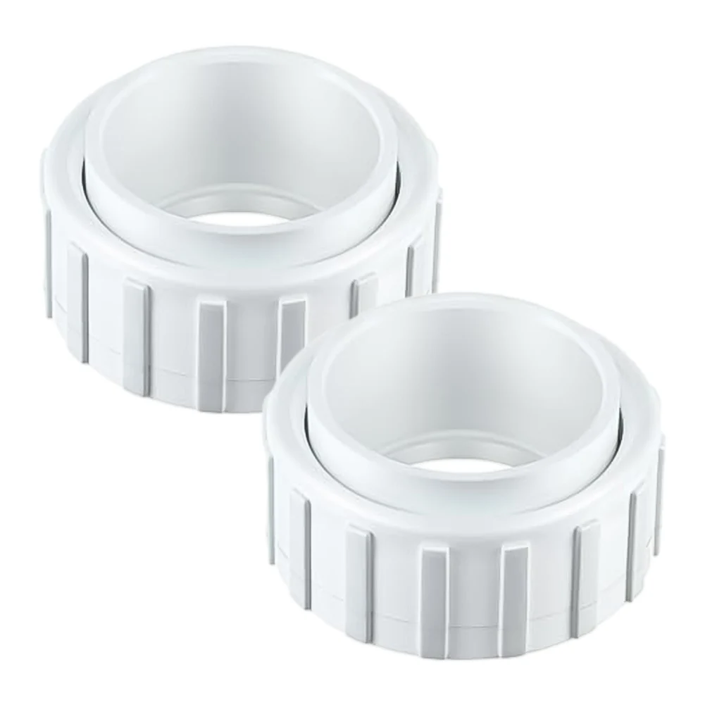 Pool Equipment Parts Union Connector 2pcs For Hayward PVC Replacement Kit Salt Cell Chlorine Generators Practical
Pool Equipment Parts Union Connector 2pcs For Hayward PVC Replacement Kit Salt Cell Chlorine Generators Practical