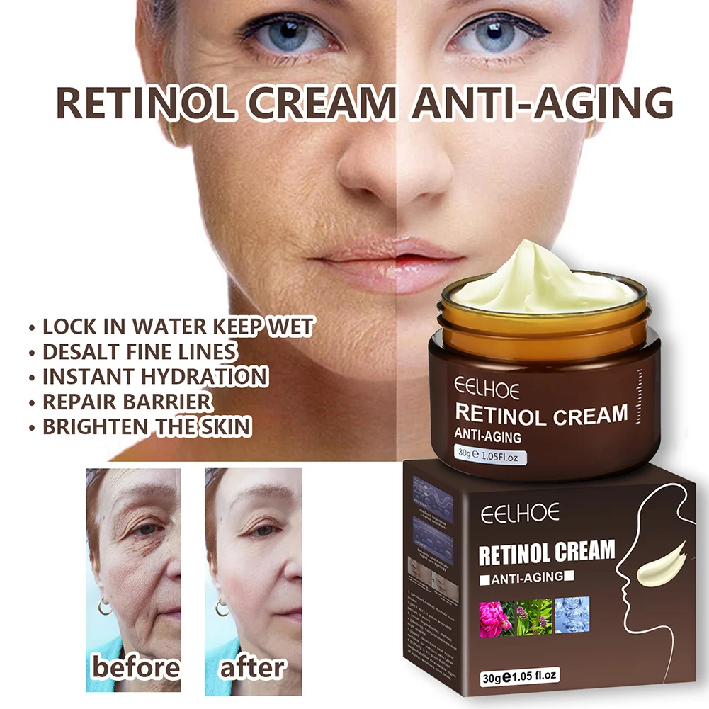 Retinol Face Cream Improve Wrinkles Dryness Firming Lifting Anti-Aging Facial Cream Skin Brightening Moisturizing Skin Care
Retinol Face Cream Improve Wrinkles Dryness Firming Lifting Anti-Aging Facial Cream Skin Brightening Moisturizing Skin Care