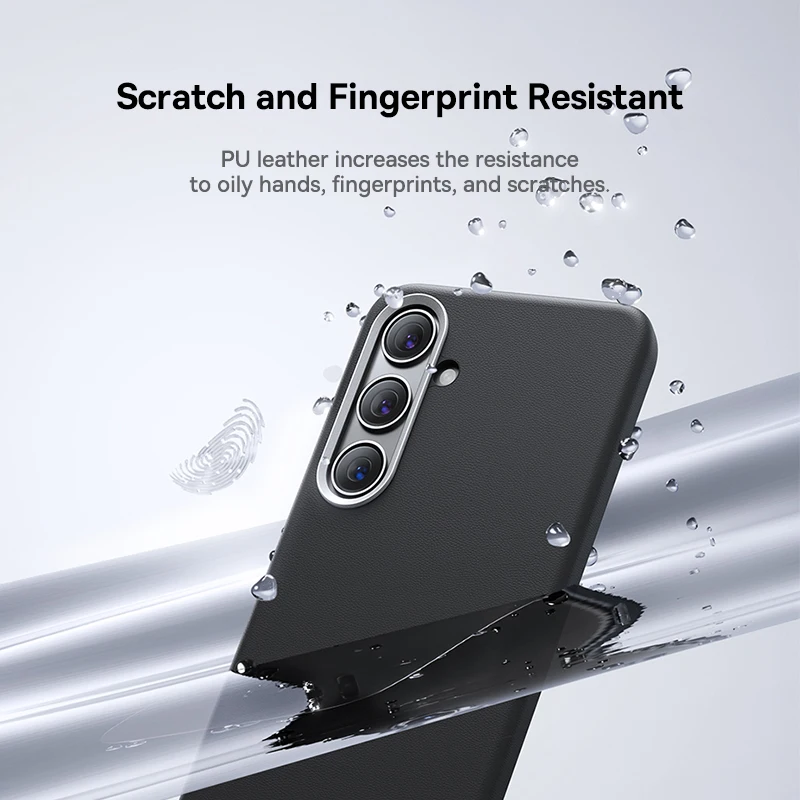 Bas192.- Étui de téléphone en cuir PU pour Samsung Galaxy S24 Ultra Plus, housse de luxe 3