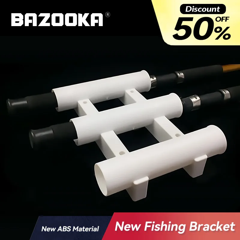 Bazooka Boat Plastic Fishing Rod Rack Portable Bracket Holder Lightweight Spinning Durable Pole Tube Mount Accessories
Bazooka Boat Plastic Fishing Rod Rack Portable Bracket Holder Lightweight Spinning Durable Pole Tube Mount Accessories