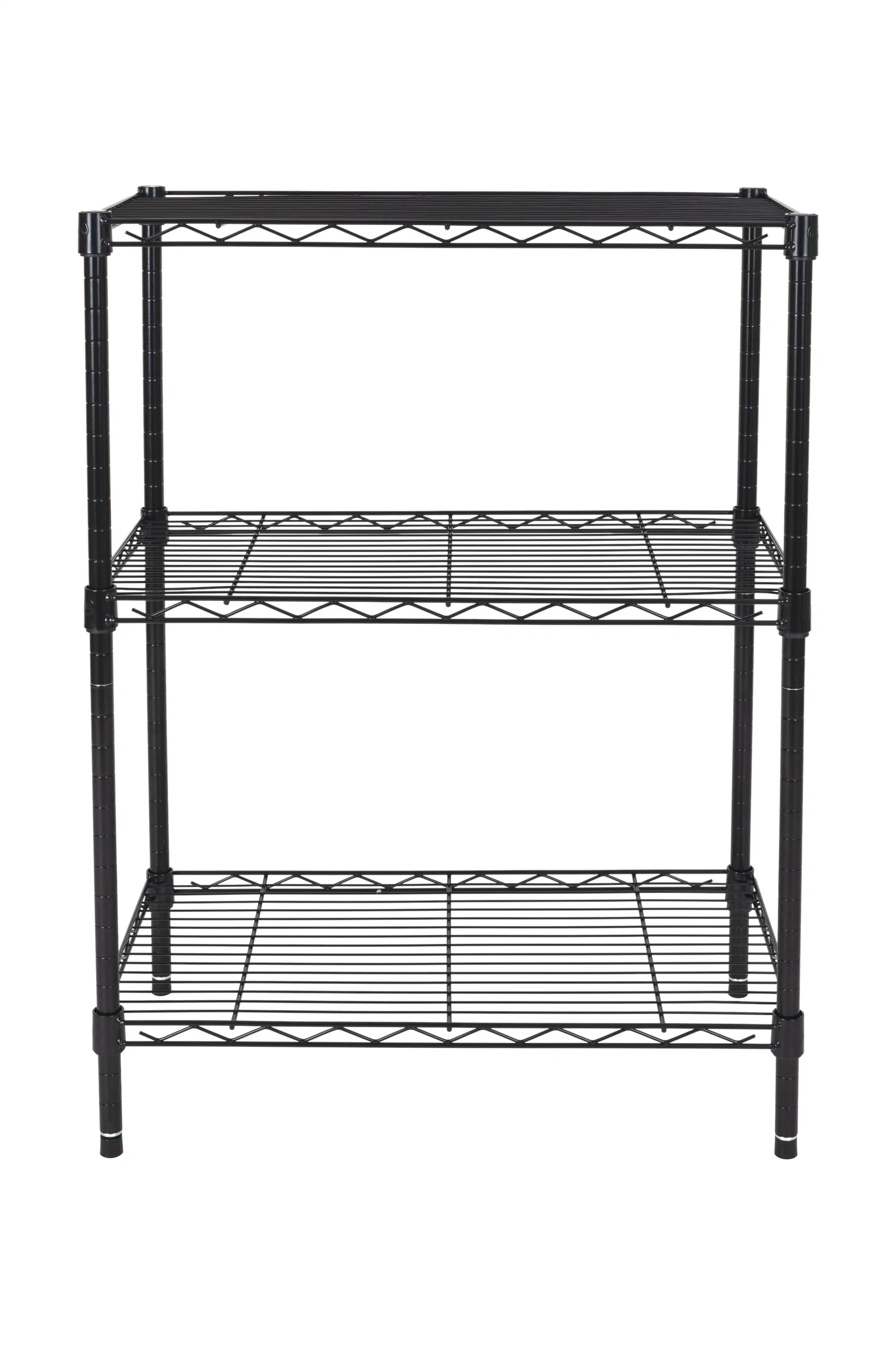 Hyper Tough 3-Tier Multipurpose Wire Shelving Rack, Black Color,750lbs Load Capacity, for Adult
Hyper Tough 3-Tier Multipurpose Wire Shelving Rack, Black Color,750lbs Load Capacity, for Adult