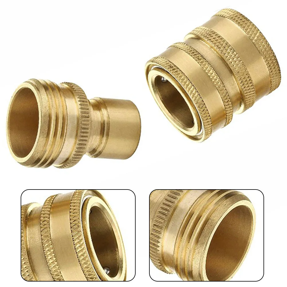 2PCS Brass Garden Hose Quick Connect Fitting For 3/4 In GHT Watering Equipment Garden Irrigation Metal Accessories Replace
2PCS Brass Garden Hose Quick Connect Fitting For 3/4 In GHT Watering Equipment Garden Irrigation Metal Accessories Replace