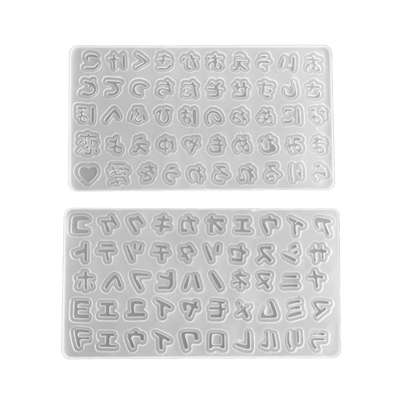 

E0BF Filling Moulds DIY Crafts Mold Japanese Character Shaped Perfect for Craft Enthusiasts Artists and Students