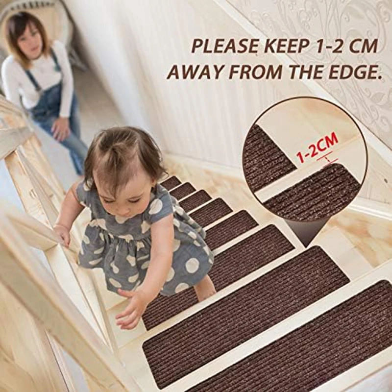 8Inch X 30Inch (15 In Pack) Non-Slip Carpet Stair Treads Non-Skid Safety Rug Resistant Indoor Runner
8Inch X 30Inch (15 In Pack) Non-Slip Carpet Stair Treads Non-Skid Safety Rug Resistant Indoor Runner