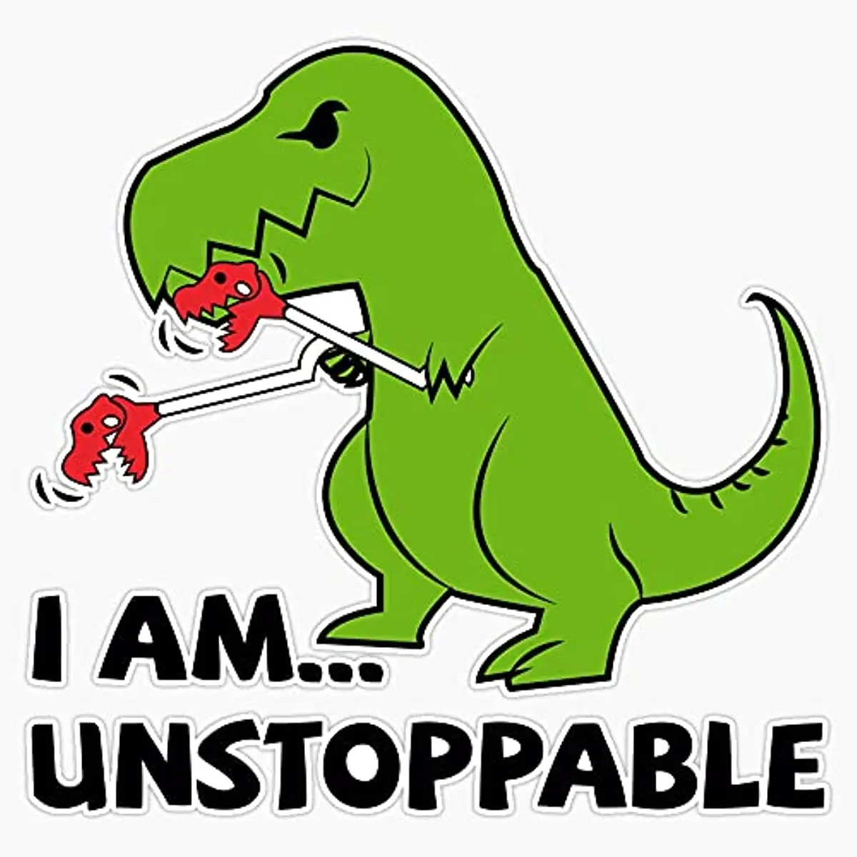 Виниловая наклейка I Am unstop T-Rex с изображением симпатичного динозавра, наклейка для Jeep, ноутбука, бутылки, автомобиля, грузовика, фургона, наклейки на окна, стены, бамперы
Виниловая наклейка I Am unstop T-Rex с изображением симпатичного динозавра, наклейка для Jeep, ноутбука, бутылки, автомобиля, грузовика, фургона, наклейки на окна, стены, бамперы