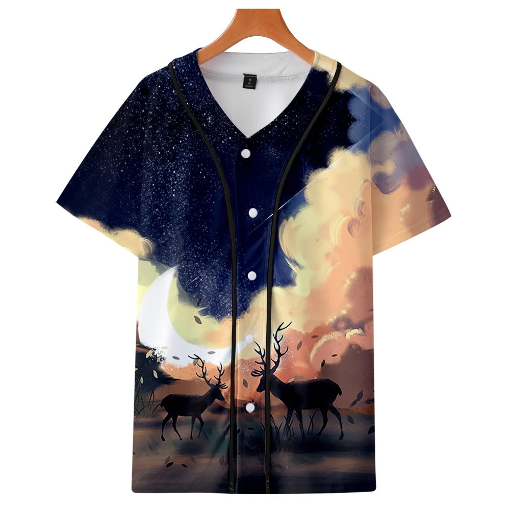 baseball shirt Men's and women's clothing Fashion couple short sleeve shirt high street trend Baseball jacket hip hop deer
baseball shirt Men's and women's clothing Fashion couple short sleeve shirt high street trend Baseball jacket hip hop deer