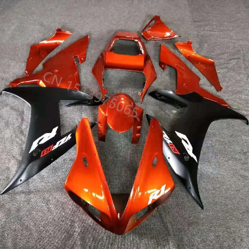 Мотоциклетный обтекатель, подходит для YZFR1 2002- 2003 YZFR1 02-03, оранжевый комплект обтекателей для литья под давлением
Мотоциклетный обтекатель, подходит для YZFR1 2002- 2003 YZFR1 02-03, оранжевый комплект обтекателей для литья под давлением